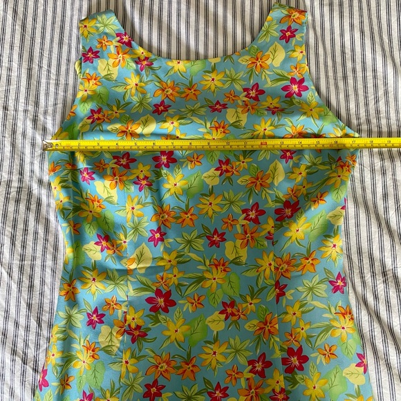 *FINAL SALE MAKE OFFER* 
VINTAGE 100% SILK MAGGY LONDON HAWAIIAN FLORAL DRESS - Picture 12 of 12